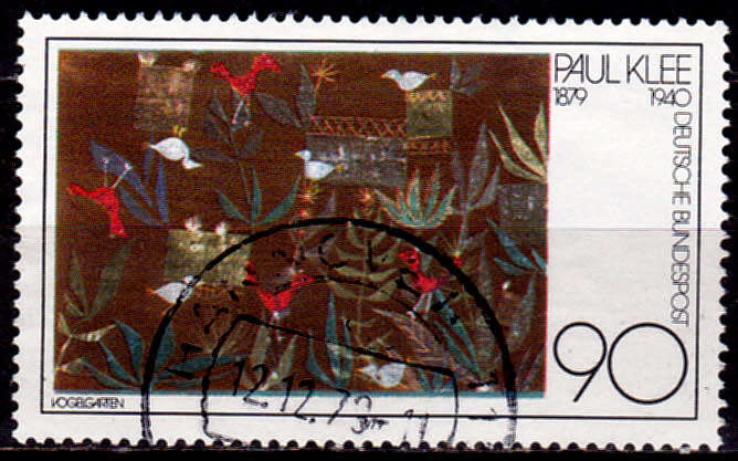 GERMANY 1979, 14 Nov. 100th ANNIV BIRTH PAUL KLEE, single, UH, CV+/- R 10.00 view scans