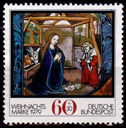 GERMANY 1979, 14 Nov. CHRISTMAS STAMP, single, UH, CV+/- R 20.00 view scans