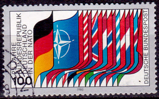 GERMANY 1980, 10 Jan. 25th ANNIV FEDERAL REPUBLIC, single, UH, CV+/- R 15.00 view scans