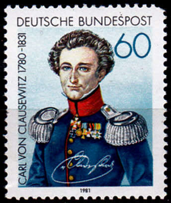 GERMANY 1981, 12 Nov. GEN CARL VON CLAUSEWITZ, single, MNH, CV+/- R 20.00 view scans
