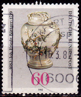 GERMANY 1982, 13 Jan. 300th ANNIV BIRTH JOHN E BOTTGER, single, UH, CV+/- R 5.00 view scans