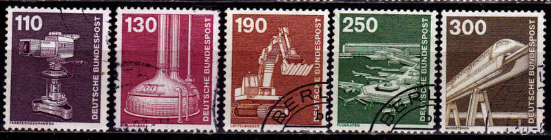 GERMANY 1982, 16 June. INDUSTRY AND TECHNIC, set, UH, CV+/- R 75.00 view scans