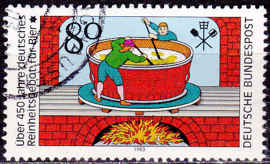 GERMANY 1983, 5 May. BREWING FOR MORE THAN 450 YEARS, single, UH, CV+/- R 5.00 view scans