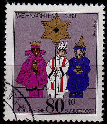 GERMANY 1983, 10 Nov. CHRISTMAS STAMPS, single, UH, CV+/- R 30.00 view scans