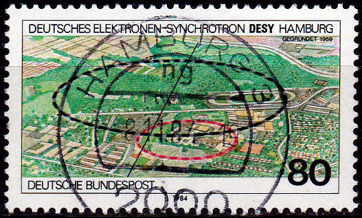 GERMANY 1984, 21 Aug. SYNCHROTRON CENTRE IN HAMBURG, single, UH, CV+/- R 10.00 view scans