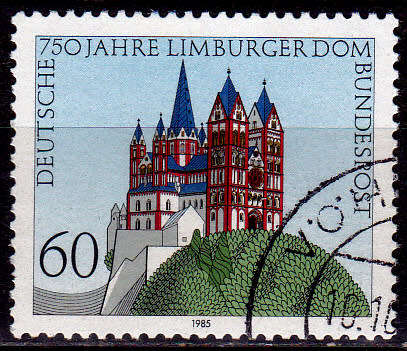 GERMANY 1985, 7 May. 750th ANNIV LIMBURGER CATHEDRAL, single, UH, CV+/- R 10.00 view scans