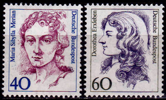 GERMANY 1987, 17 Sept. FAMOUS WOMEN, set, MNH, CV+/- R 20.00 view scans