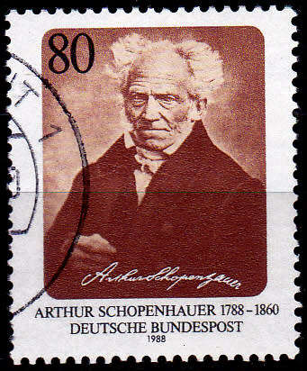 GERMANY 1988, 18 Feb. 200th ANNIV BIRTH ARTHUR SCHOPENHAUER, single, UH, CV+/- R 10.00 view scans