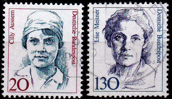 GERMANY 1988, 5 May. FAMOUS WOMEN, set, UH, CV+/- R 15.00 view scans