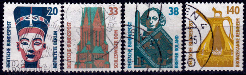GERMANY 1989, 12 Jan. SIGHTSEEINGS, set, UH, CV+/- R 45.00 view scans