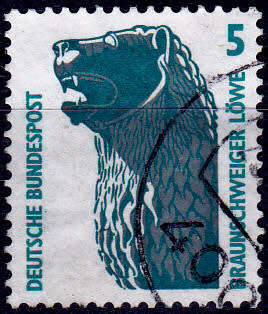 GERMANY 1990, 15 Feb. SIGHTSEEINGS, single, UH, CV+/- R 5.00 view scans