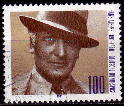 GERMANY 1991, 12 Sept. 100th ANNIV BIRTH HANS ALBERS, single, UH, CV+/- R 10.00 view scans