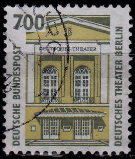 GERMANY 1993, 16 Sept. STATE THEATRE IN BERLIN, single, UH, CV+/- R 90.00 view scans