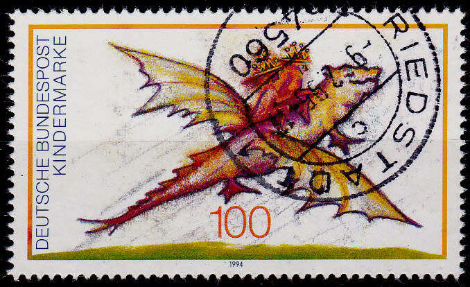 GERMANY 1994, 8 Sept. CHILDREN STAMPS, single, UH, CV+/- R 20.00 view scans