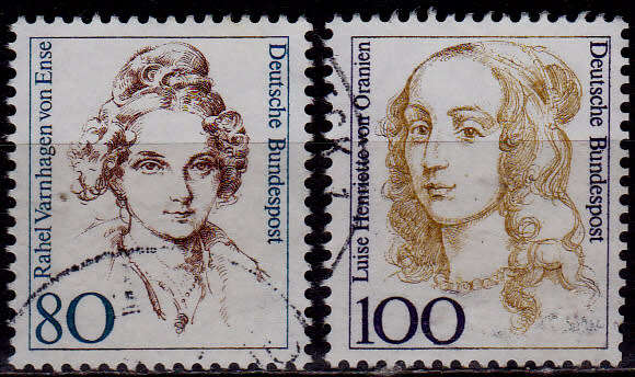 GERMANY 1994, 13 Oct. FAMOUS WOMEN, set, UH, CV+/- R 20.00 view scans