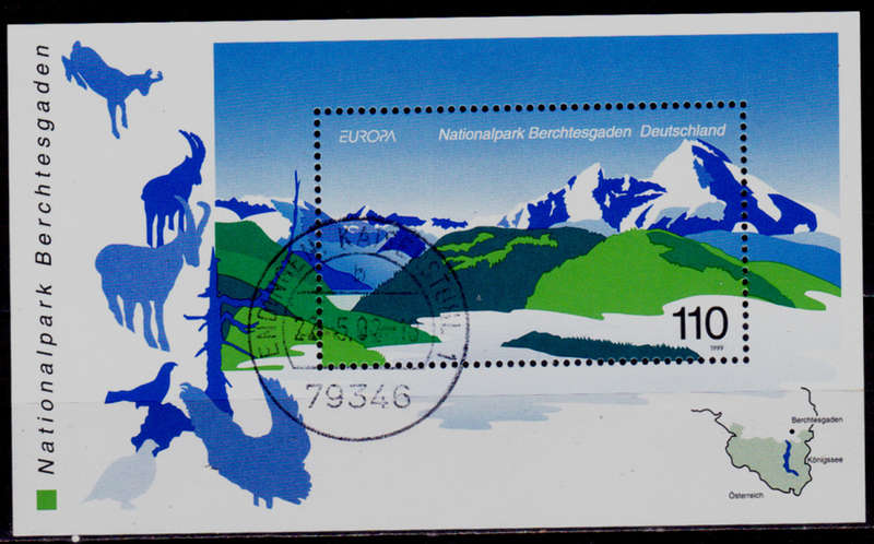 GERMANY 1999, 4 May. EUROPA STAMPS - NATURE, minisheet, UH, CV+/- R 15.00 view scans