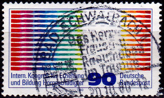 GERMANY 1980, 10 July. INTERNATIONAL CONGRESS, single, UH, CV+/- R 5.00 view scans