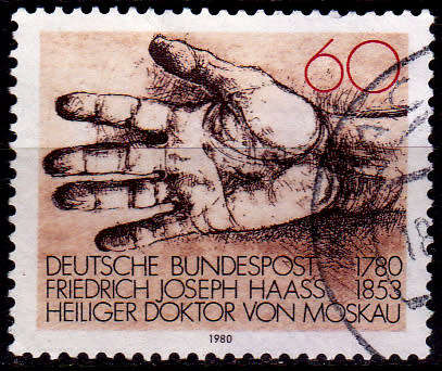 GERMANY 1980, 14 Aug. 200th ANNIV BIRTH DR FR JOSEPH HAASS, single, UH, CV+/- R 5.00 view scans