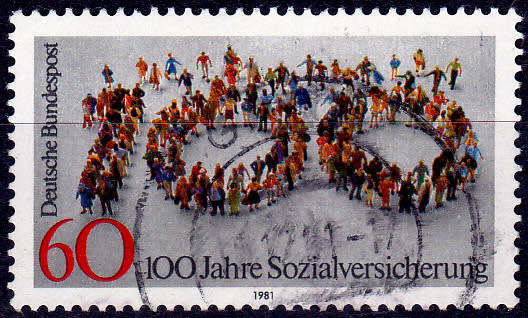 GERMANY 1981, 12 Nov. 100th ANNIV SOCIAL LEGISLATION, single, UH, CV+/- R 5.00 view scans