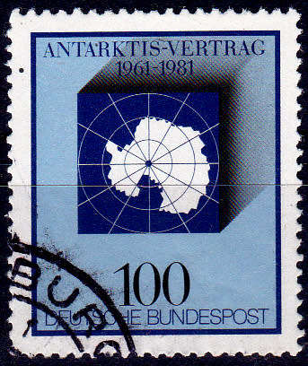 GERMANY 1981, 12 Nov. ANTARCTIC TREATY, single, UH, CV+/- R 10.00 view scans