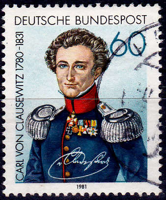 GERMANY 1981, 12 Nov. GEN CARL VON CLAUSEWITZ, single, UH, CV+/- R 5.00 view scans