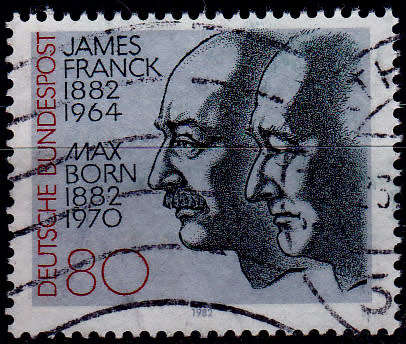 GERMANY 1982, 12 Aug. 100th ANNIV BIRTH MAX BORN, single, UH, CV+/- R 10.00 view scans