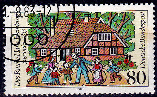 GERMANY 1983, 11 Aug. 150th ANNIV FOUNDATION OF DAS RAUHE HAUS, single, UH, CV+/- R 10.00 view scans