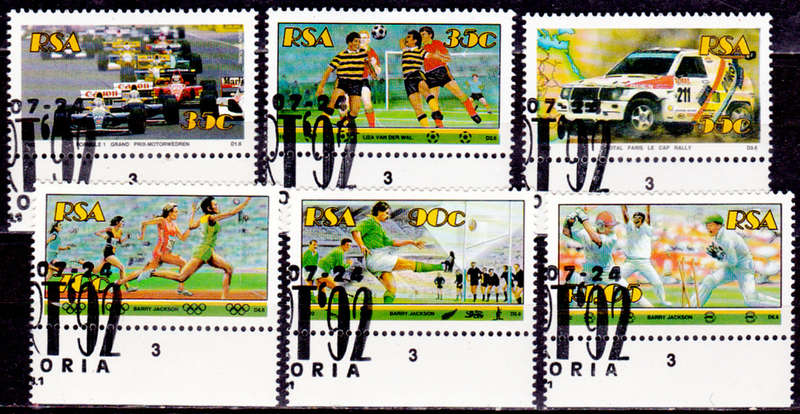RSA 1992,  24 July. SPORT, set, CTO, CV R ?? view scans