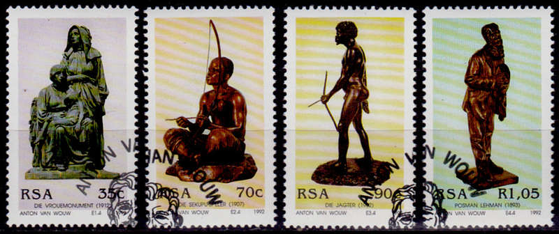 RSA 1992, 8 Oct. 130th ANNIV BIRTH ANTON VAN WOUW, set, CTO, CV R ?? view scans