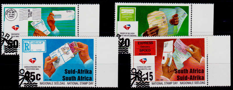 RSA 1994, 30 Sept. NATIONAL STAMP DAY, set, CTO, CV R ?? view scans