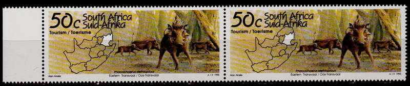 RSA 1995, 18 Jan. TOURISM EASTERN TRANSVAAL, single pair, MNH, CV R 10.00 view scans