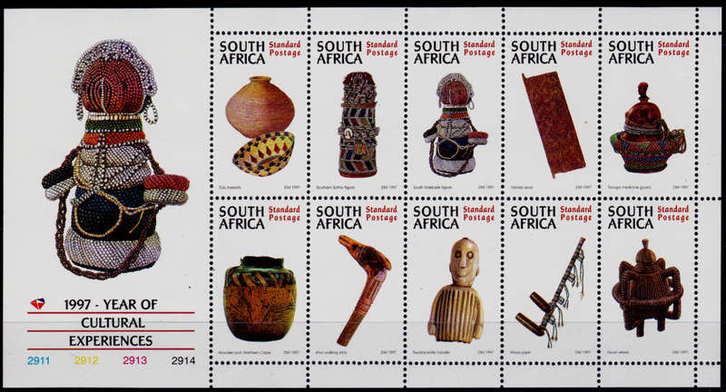 RSA 1997, 17 May. YEAR OF CULTURAL EXPERIENCES, sheetlet, MNH, CV R 150.00 view scans