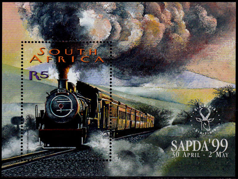 RSA 1999, 30 April. WORLD STAMP EXHIBITION, minisheet, MNH, CV R 90.00, view scans