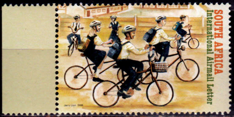 RSA 2006, 6 March. VELO MONDIAL CONFERENCE CAPE TOWN, single, MNH, CV R 50.00 view scans