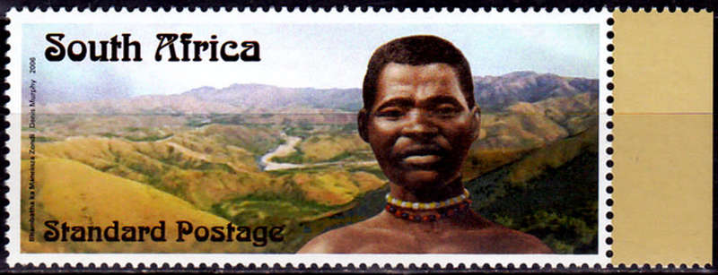RSA 2006, 9 June. CENTENARY OF BHAMBATHA REBELLION, single, MNH, CV R 20.00 view scans