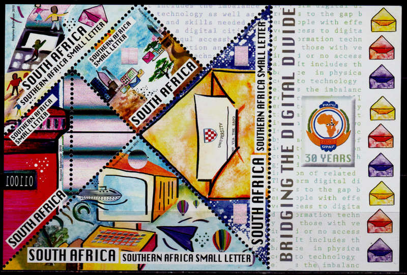 RSA 2010, 18 Jan. DIGITAL DIVIDE, sheetlet, MNH, CV R 170.00 view scans