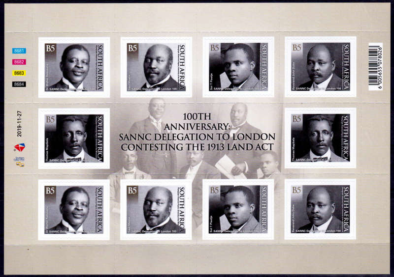 RSA 2020, 15 Jan. SANNC, sheetlet, MNH, CV R 650.00 view scans