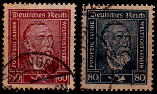 GERMAN EMPIRE 1924, May. STEPHAN, set, UH, CV +/-R 50.00, view scans