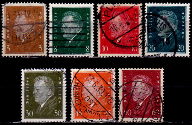 GERMAN EMPIRE 1928, 1 Sept. FRIEDRICH EBERT, set, UH, CV +/-R 210.00, view scans