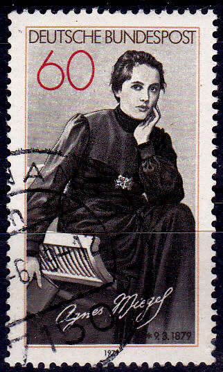 GERMANY 1979, 14 Feb. 100th ANNIV BIRTH AGNES MIEGEL, single, UH, CV+/- R 5.00 view scans