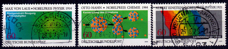 GERMANY 1979, 9 Aug. NOBEL PRIZE WINNERS, set, UH, CV+/- R 15.00 view scans