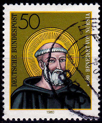 GERMANY 1980, 10 July. 1500th ANNIV BIRTH BENEDIKT, single, UH, CV+/- R 5.00 view scans