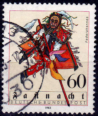 GERMANY 1983, 8 Feb. SHROVETIDE, single, UH, CV+/- R 5.00 view scans