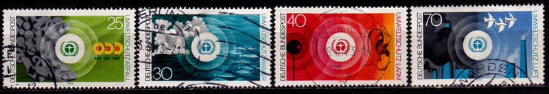 GERMANY 1973, 5 June. PROTECTION OF NATURE, set, UH, CV+/- R 40.00 view scans