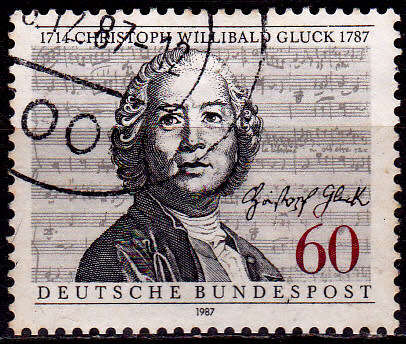 GERMANY 1987, 6 Nov. 200th ANNIV DEATH CHRISTOPH W GLUCK, single, UH, CV+/- R 10.00 view scans