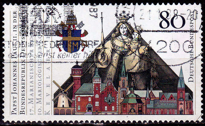 GERMANY 1987, 9 April. POPE JOHANNES PAUL III VISIT, single, UH, CV+/- R 5.00 view scans