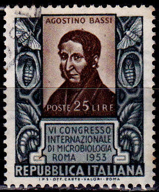 ITALY 1953, 5 Sept. 6th INTERNATIONAL MICROBIOLOGY, single, UH, CV +/-R 10.00 view scans