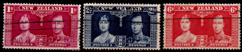NEW ZEALAND 1937, 13 May. CORONATION of KGVI and QE, UH, CV +/-R 30.00 view scans