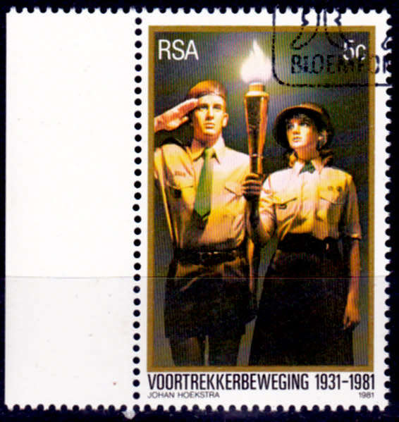 RSA 1981, 30 Sept. 50th ANNIV VOORTREKKER MOVEMENT, single, CTO, CV R ?? view scans