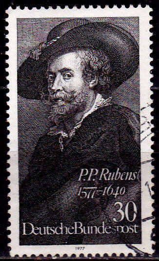 GERMANY 1977, 17 May. 400th ANNIV BIRTH P P RUBENS, single, UH, CV+/- R 5.00 view scans